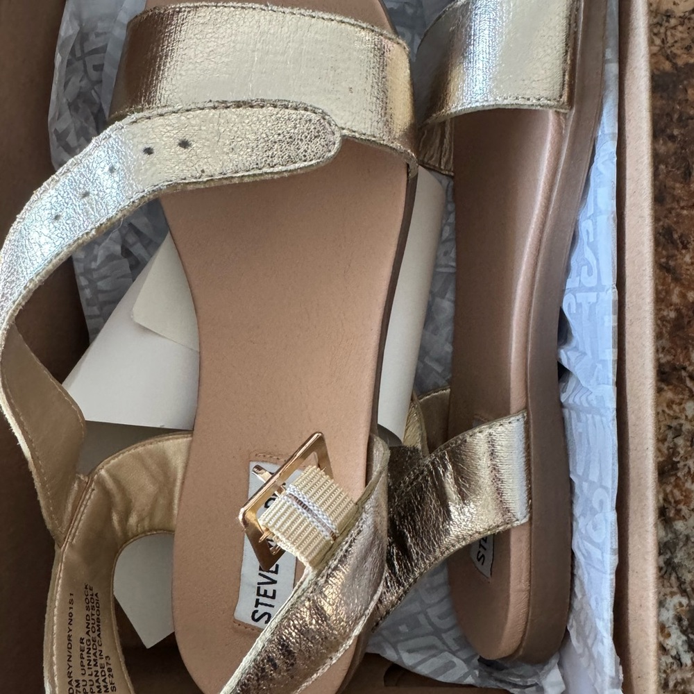Steve Madden Gold Women's Sandals
